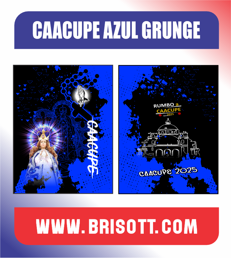 CAACUPE AZUL GRUNGE